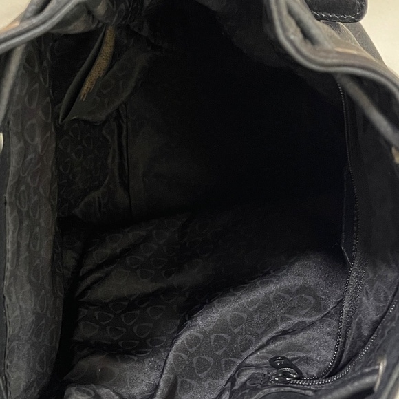 Leather Co by Liz Claiborne Black Backpack - Picture 8 of 9